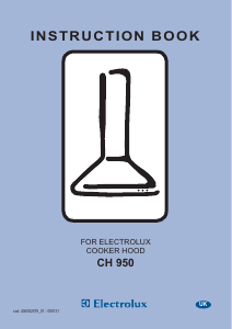 Bruksanvisning Electrolux CH950X Köksfläkt