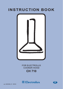 Bruksanvisning Electrolux CH710X Köksfläkt