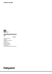 Manual Hotpoint FTGHG 641 D/H(BK) Hob