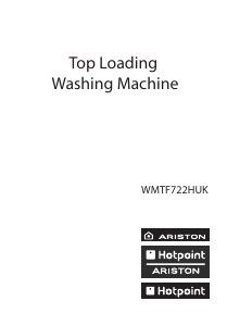 Handleiding Hotpoint WMTF 722 H UK Wasmachine