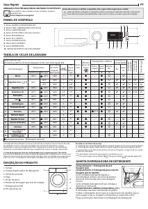 Manual Hotpoint NM11 744 WW A EU Máquina de lavar roupa