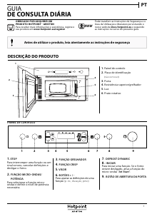Manual Hotpoint MN 614 IX HA Micro-onda