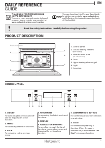 Bruksanvisning Hotpoint MP 996 IX H Mikrovågsugn