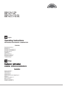 Bruksanvisning Hotpoint E2BL 19213 F O3 (TK) Kyl-frys