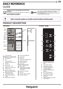 Bruksanvisning Hotpoint SMP9 D2Z X H Kyl-frys