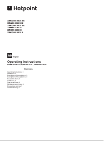 Bruksanvisning Hotpoint XAG95 T1I KH Kyl-frys