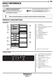 Bruksanvisning Hotpoint T H TNF 9322 OX Kyl-frys