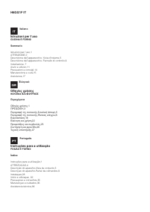 Manual Hotpoint H6GG1F (X) IT Fogão