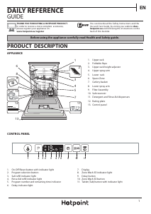 Manual Hotpoint HIO 3T1239 W E UK Dishwasher