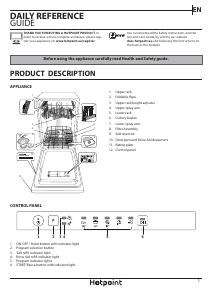 Manual Hotpoint HSIE 2B19 UK Dishwasher