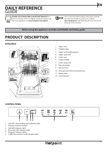 Bruksanvisning Hotpoint HSIE 2B19 UK Diskmaskin