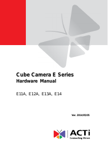 Manual ACTi E14 IP Camera
