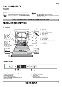 Manual Hotpoint HIO 3C22 WS C UK Dishwasher