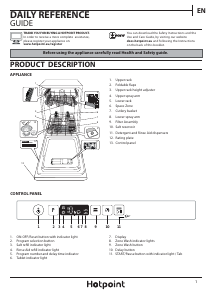 Manual Hotpoint HSIC 3T127 UK Dishwasher