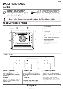 Bruksanvisning Hotpoint FA2 544 JH IX HA Ugn