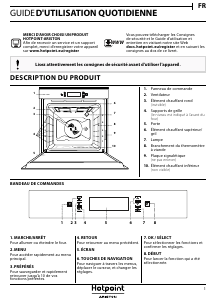 Mode d’emploi Hotpoint FI9 891 SH IX HA Four