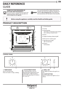Bruksanvisning Hotpoint GA2 124 IX HA Ugn