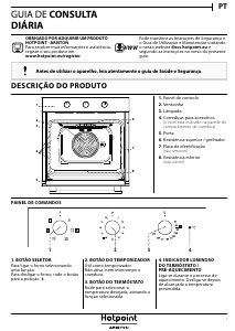 Manual Hotpoint FA3 530 H WH HA Forno