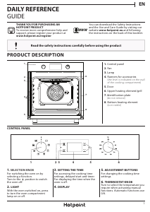 Bruksanvisning Hotpoint SA3 544 C IX Ugn