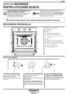 Manual Hotpoint FA2 530 H IX HA Cuptor