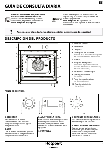 Manual de uso Hotpoint FA5 841 P IX HA Horno