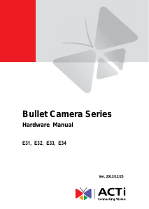 Handleiding ACTi E31 IP camera