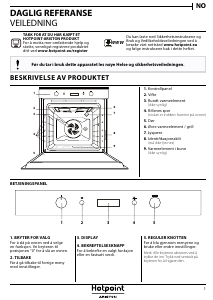 Bruksanvisning Hotpoint FI6 861 SH BL HA Ovn