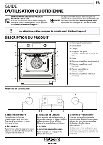 Mode d’emploi Hotpoint FA5 841 JH IX HA Four