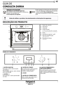 Manual Hotpoint FA 55Y4 IX Forno