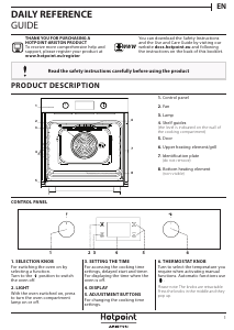 Bruksanvisning Hotpoint FA3 540 JH IX HA Ugn