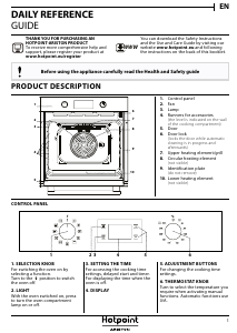 Bruksanvisning Hotpoint FA3 840 P IX HA Ugn