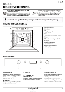 Brugsanvisning Hotpoint FI7 861 SH WH HA Ovn