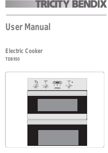 Handleiding Tricity Bendix TBD950WH Oven