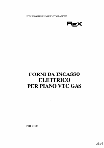 Manuale Rex FMT5NC Forno