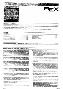 Manuale Rex FD23 Frigorifero-congelatore