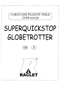 Manual Raclet Globetrotter Trailer Tent