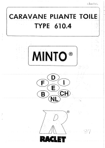 Handleiding Raclet Minto (610.4) Vouwwagen
