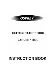 Manual Osprey 160LC Refrigerator