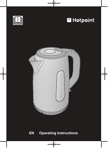 Bruksanvisning Hotpoint WK 30M DBK0 UK Vattenkokare