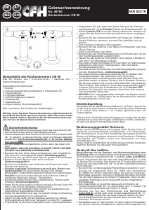 Bedienungsanleitung CFH CB 90 Küchenbrenner