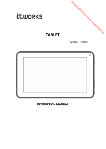 Manual It Works TM703 Tablet