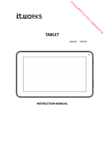 Manual de uso It Works TM703 Tablet