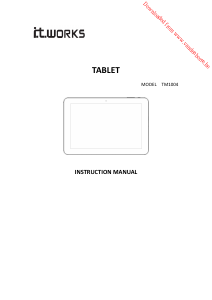 Manual It Works TM1004 Tablet