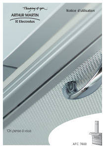 Mode d’emploi Arthur Martin-Electrolux AFC7600X Hotte aspirante