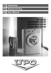 Bruksanvisning UPO WF 5012 D Tvättmaskin