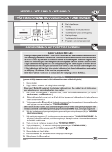 Brugsanvisning UPO WF 8680 D Vaskemaskine