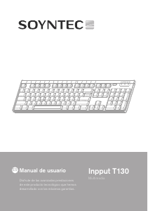 Manual de uso Soyntec Inpput T130 Teclado