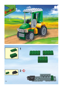 Kullanım kılavuzu BanBao set 8586 Ecofarm Traktör