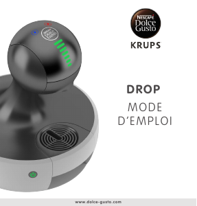Mode d’emploi Krups YY3749FD Drop Cafetière