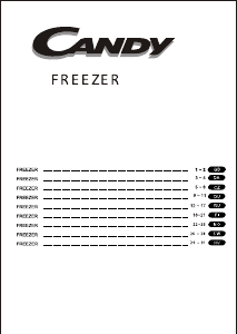 Brugsanvisning Candy CFU 195 1E Fryser